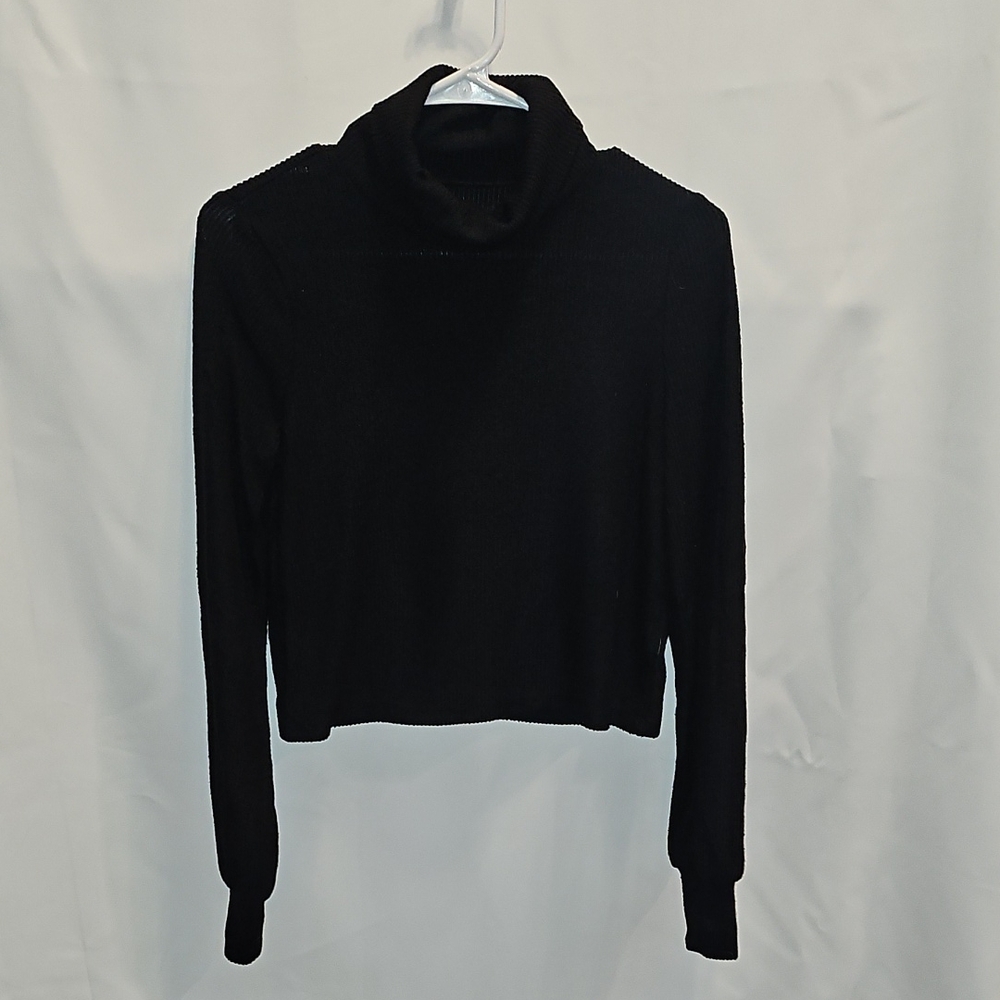 Aeropostale Classic Black Cowl Neck Sweater